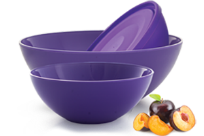 Набір салатниць Fazzoli (Фаззоли,Фазоли,fazzoli,fazoli) Свіжа Слива(2шт)